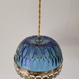 Blue glass suspension