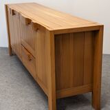 Maison Regain sideboard in solid elm, 1960s-1970s