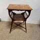 Table d’appoint / Lecture Style Esthétique Victorien, marqueterie 1880