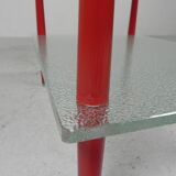 Arlecchino table with 2 glass plates, 1950s