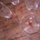 Champagne glasses Arcoroc Luminarc France pink stem