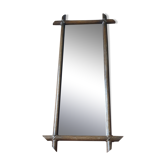 Miroir en rotin