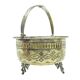 Eclectic sugar bowl, silver-plated brass, Germany, early 20th century