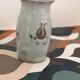 Vase en grés signé AH