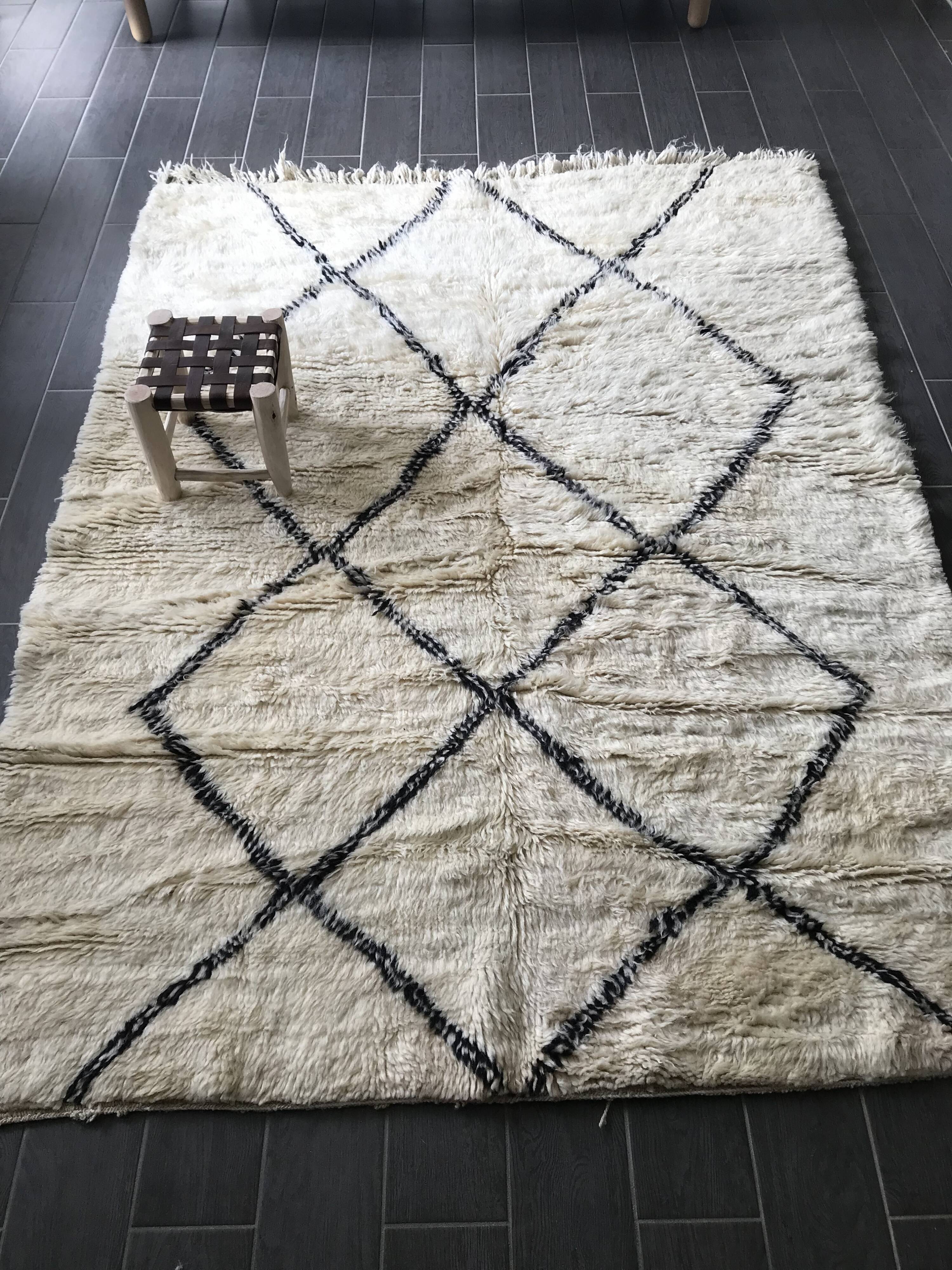 Tapis béni ouarain 215x160cm