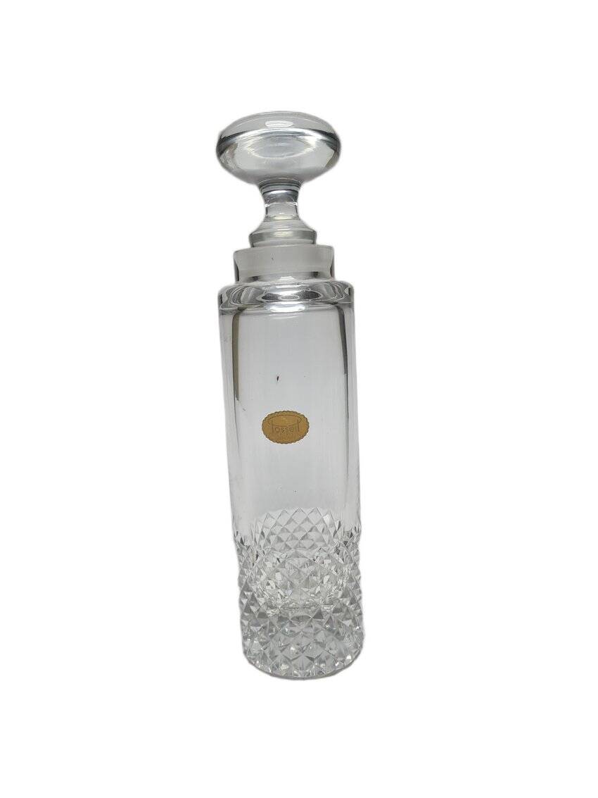 Art Deco crystal carafe from Possell, Germany, 1960s
