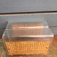 Vintage 70s magazine rack in plexiglass. Home Dior