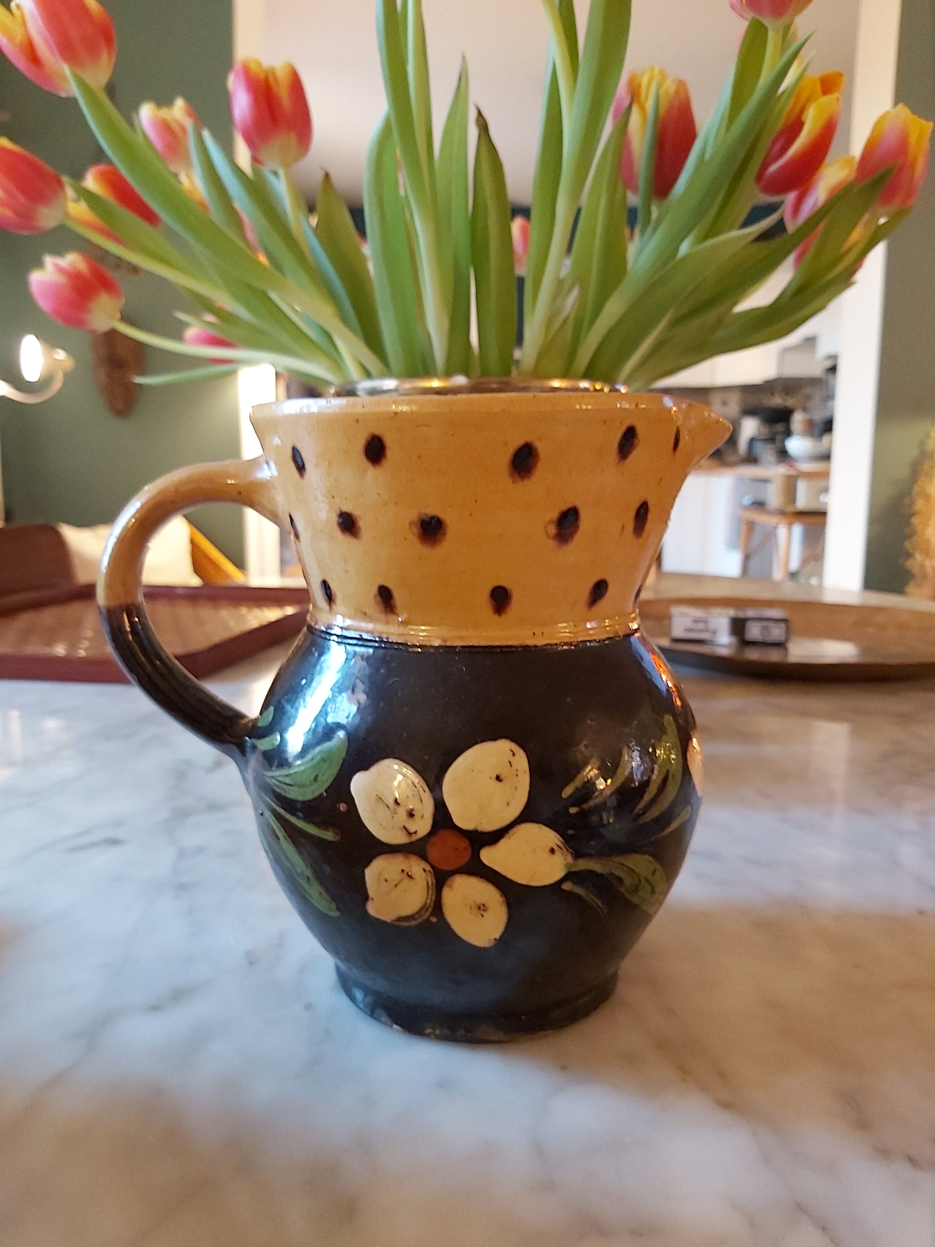 Vintage ceramic decanter