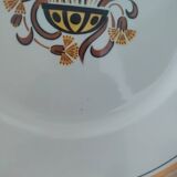 Set of two serving plates from Creil and Montereau