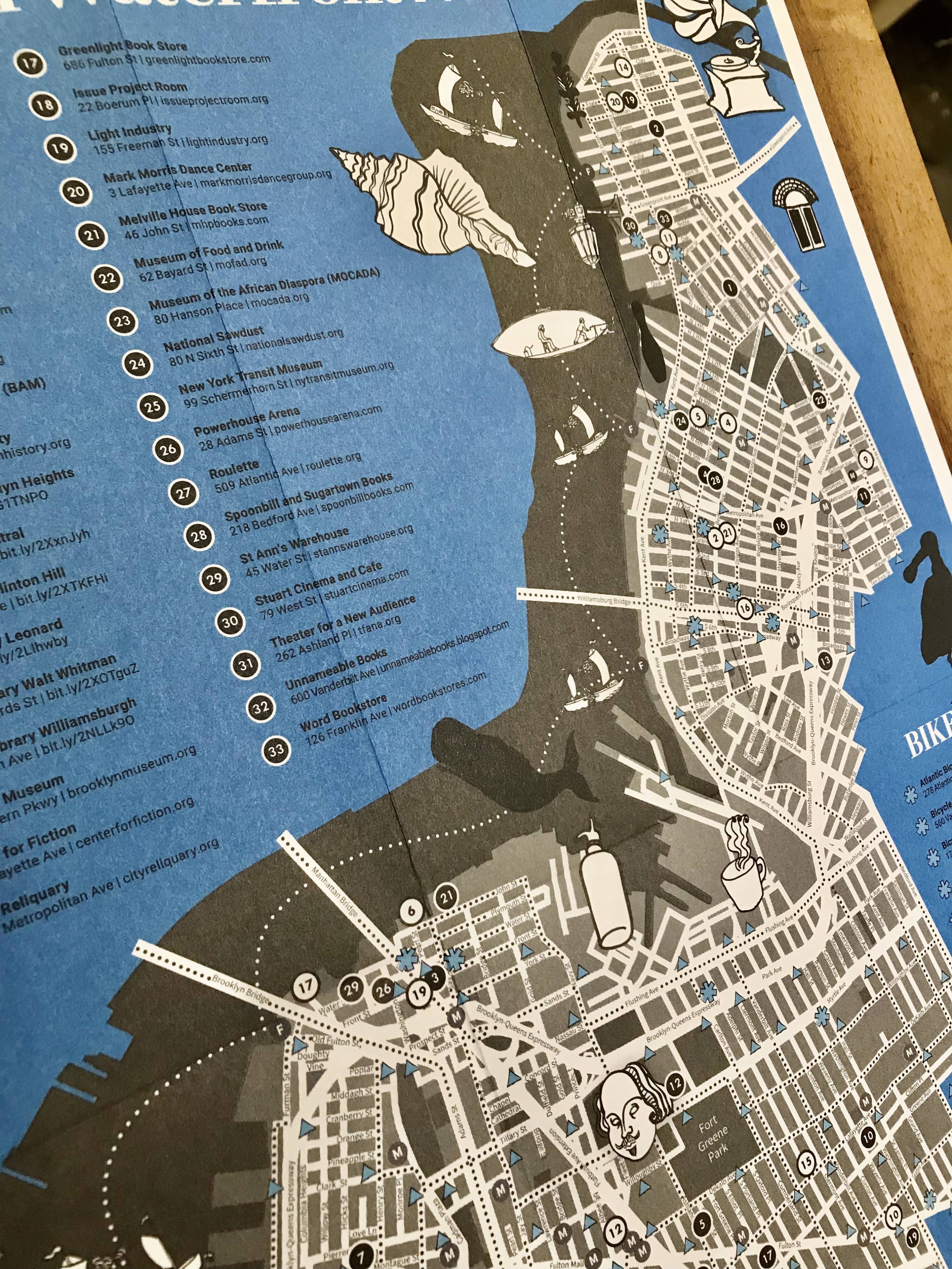 Illustration Map's Brooklyn New York