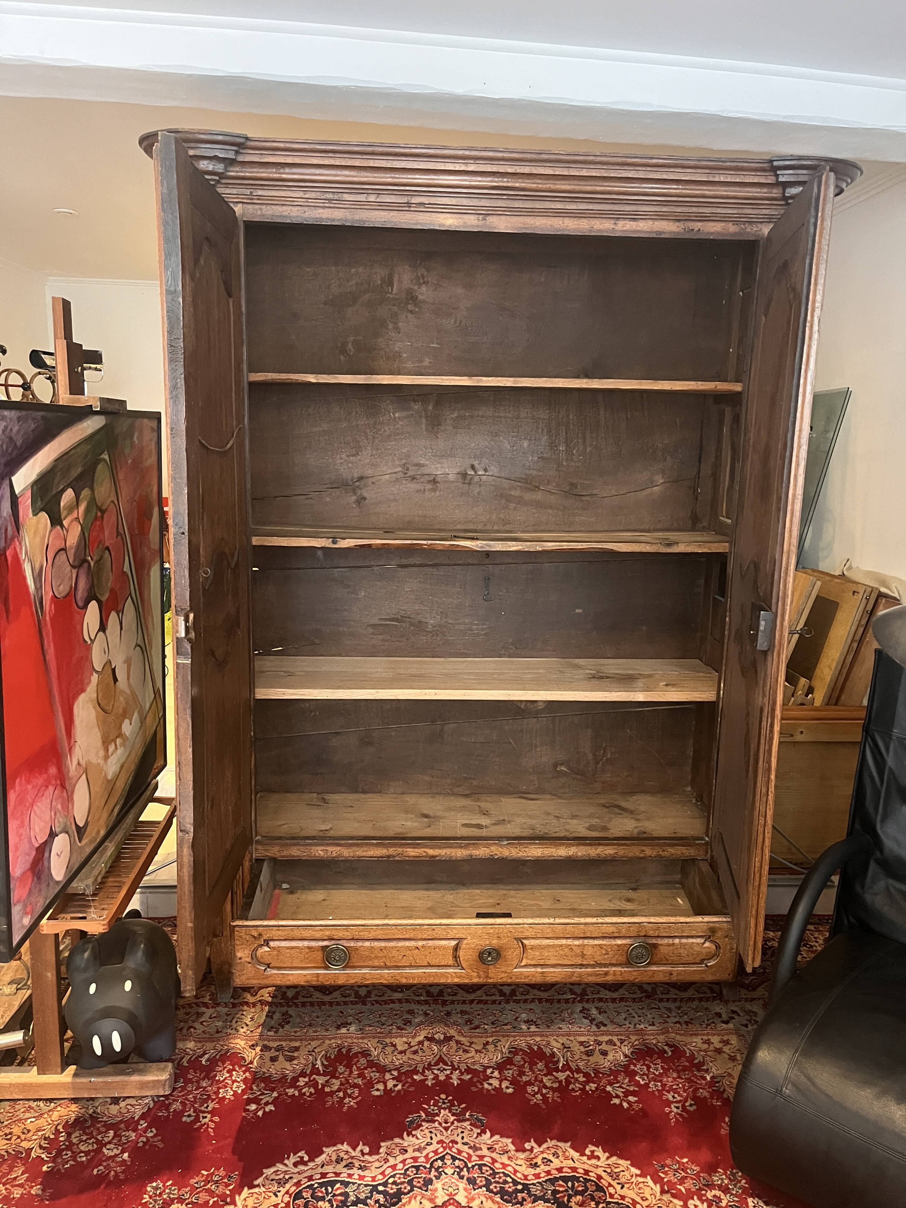 antique oak wardrobe