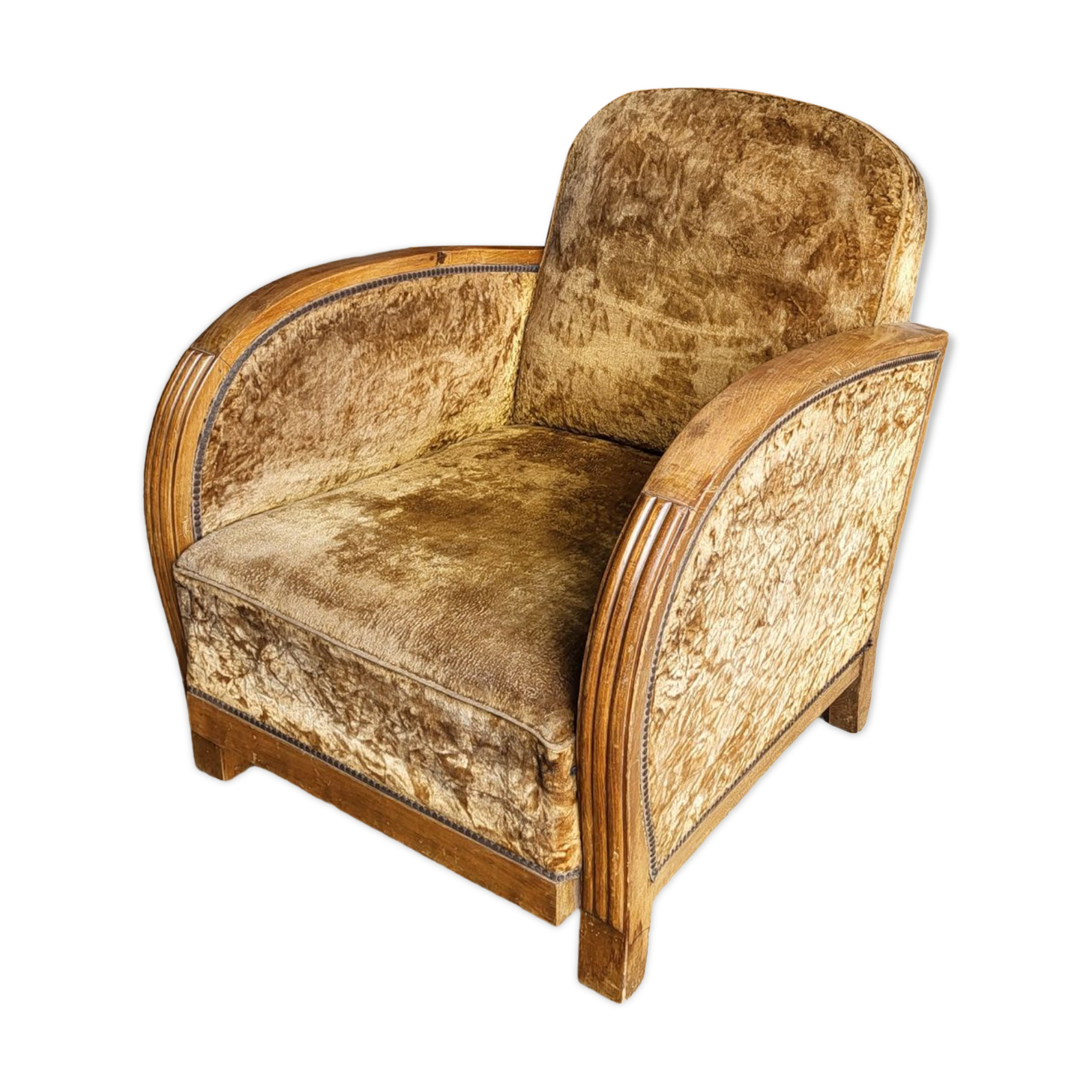 Art deco club armchair