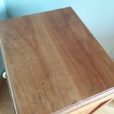 Art deco wooden bedside table