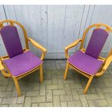 Paire de fauteuils Baumann argos circa 1970
