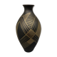 Vase art deco en dinanderie travail français vers 1930 1940