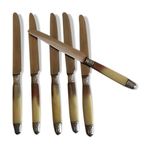 set de 6 couteaux années