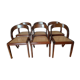 Baumann chairs model Scandinavian gondola wood and canning