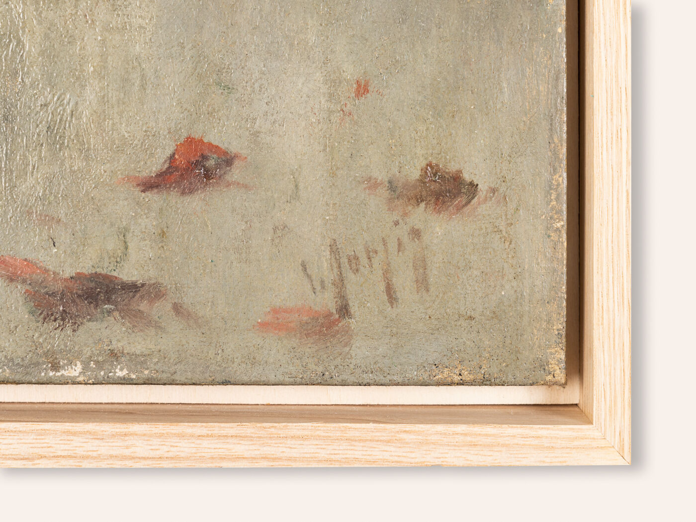 Colorful art déco flower bouquet, 53 x 68 cm