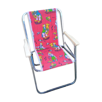 Retro vintage folding chair for kids