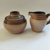 Vintage Salins sugar bowl and creamer