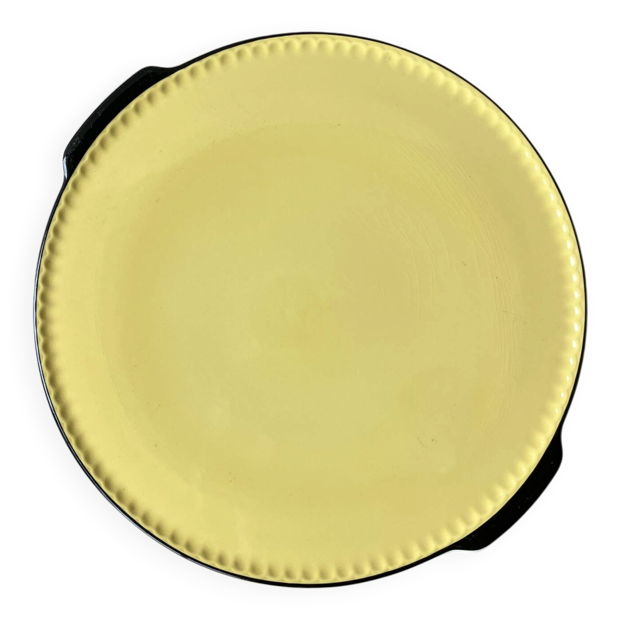 Plat de service Villeroy & Boch Jaune et noir Années 50