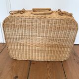 Large rattan suitcase 48 cm x 35 cm