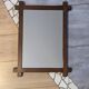 Solid wood mirror from the 1940s – 53 x 40 cm – simple and elegant
