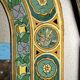 Mirror and painting on glass Noah's Ark around 1970