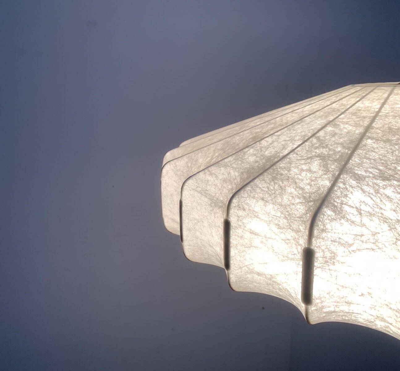 German mid-century cocoon pendant lamp by Goldkant Lighting