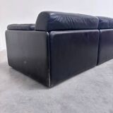 Canapé / lit de jour vintage des années 1980 dans le style de De Sede DS76