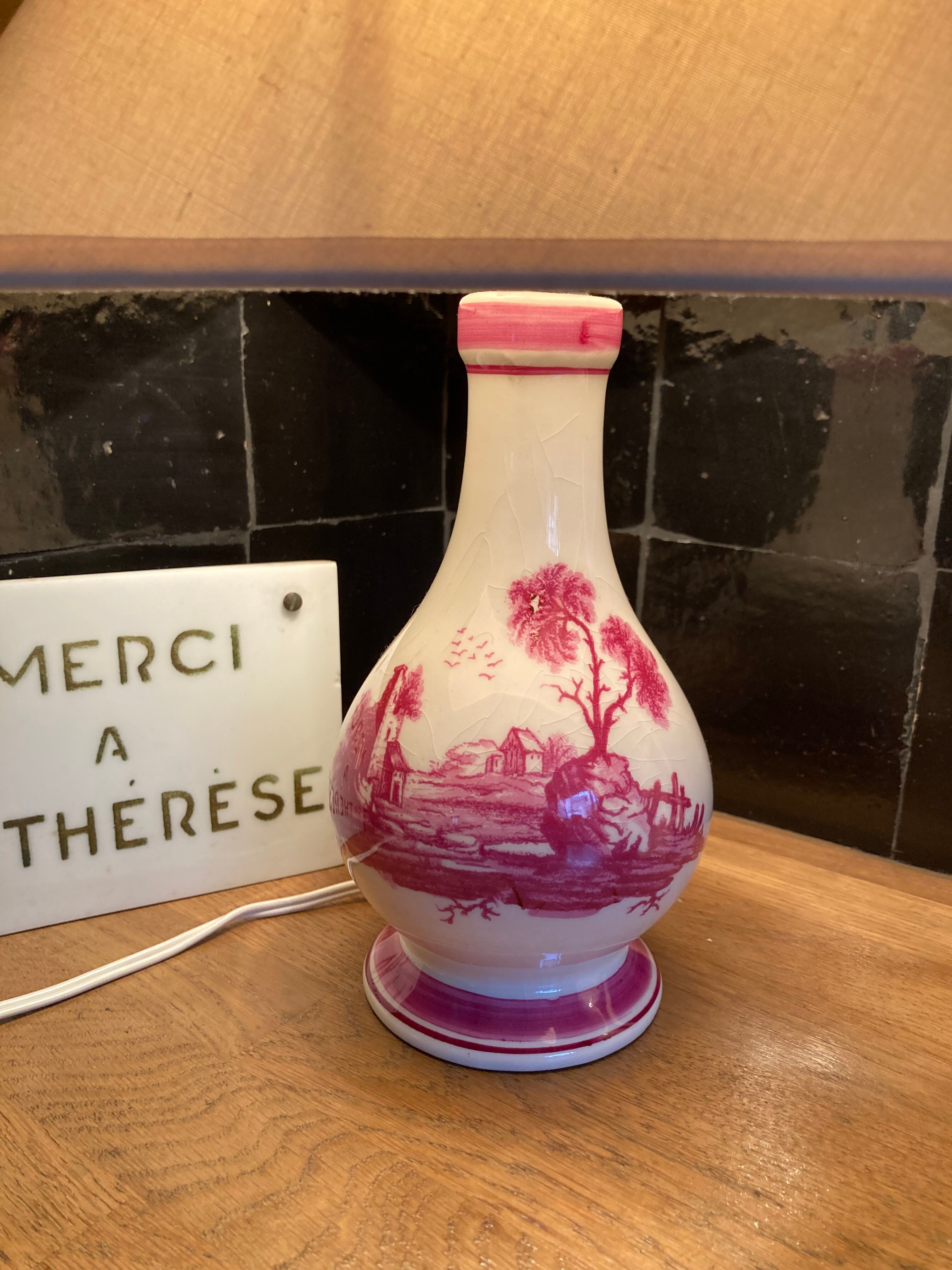 Pair of bedside lamps