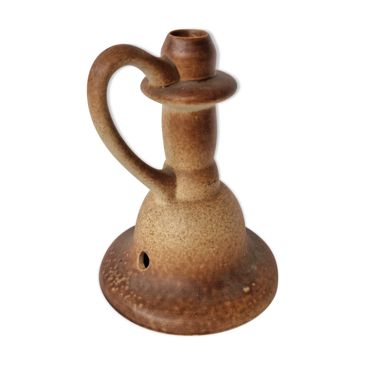 Candle holder or foot of a sandstone lamp