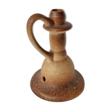 Bougeoir ou pied de lampe en grès