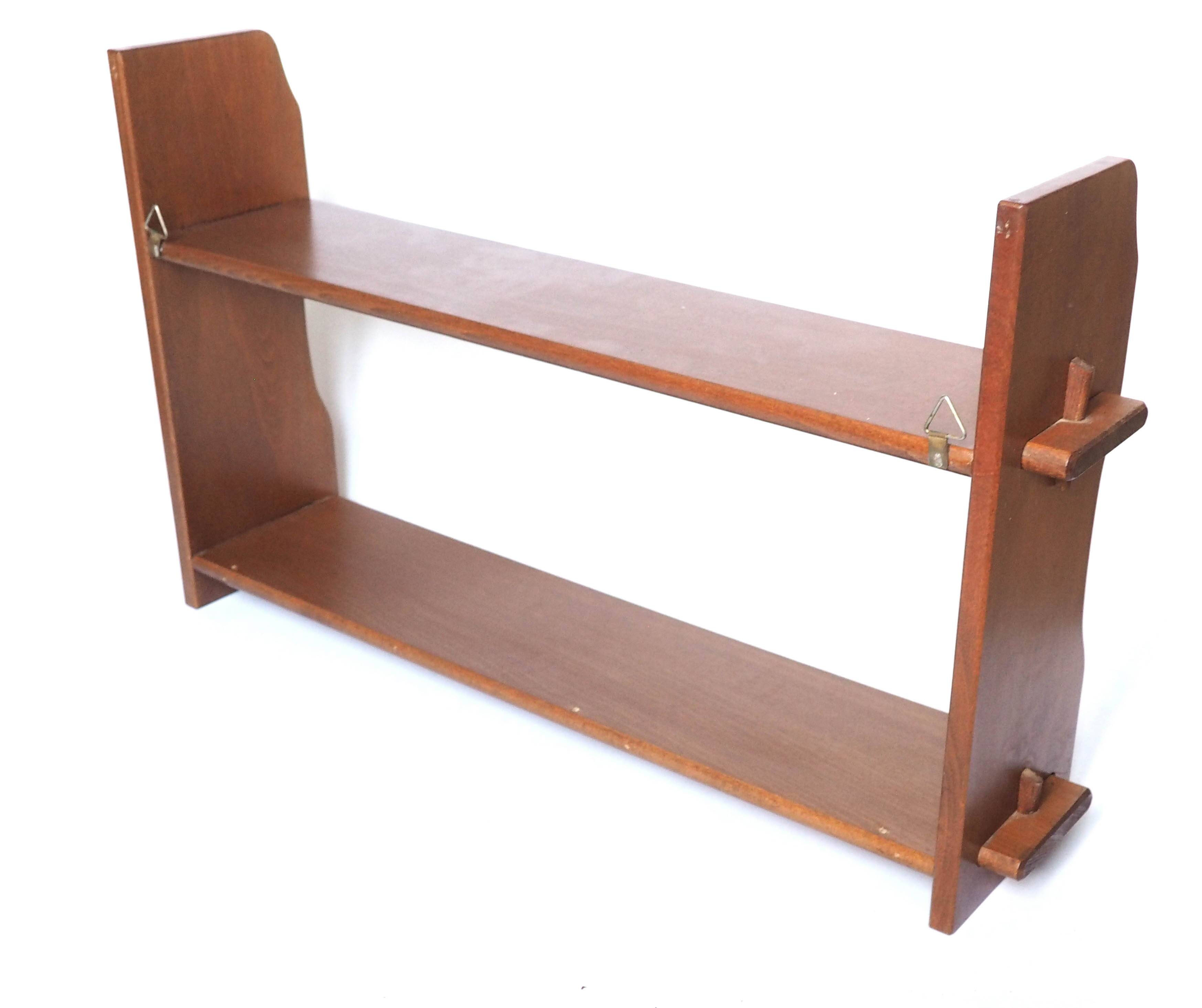 Solid wood wall shelf