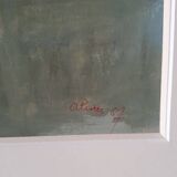 Abstract painting by Claude Allioti