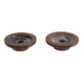 Pair of Danish ceramic candlesticks by Arne Finne Nielsen