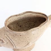 Vintage fish-shaped pot, French ceramic, 1960s