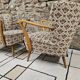 Pair of 1960 flowered armchairs