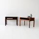 Pair of rosewood nightstands by Kai Kristiansen