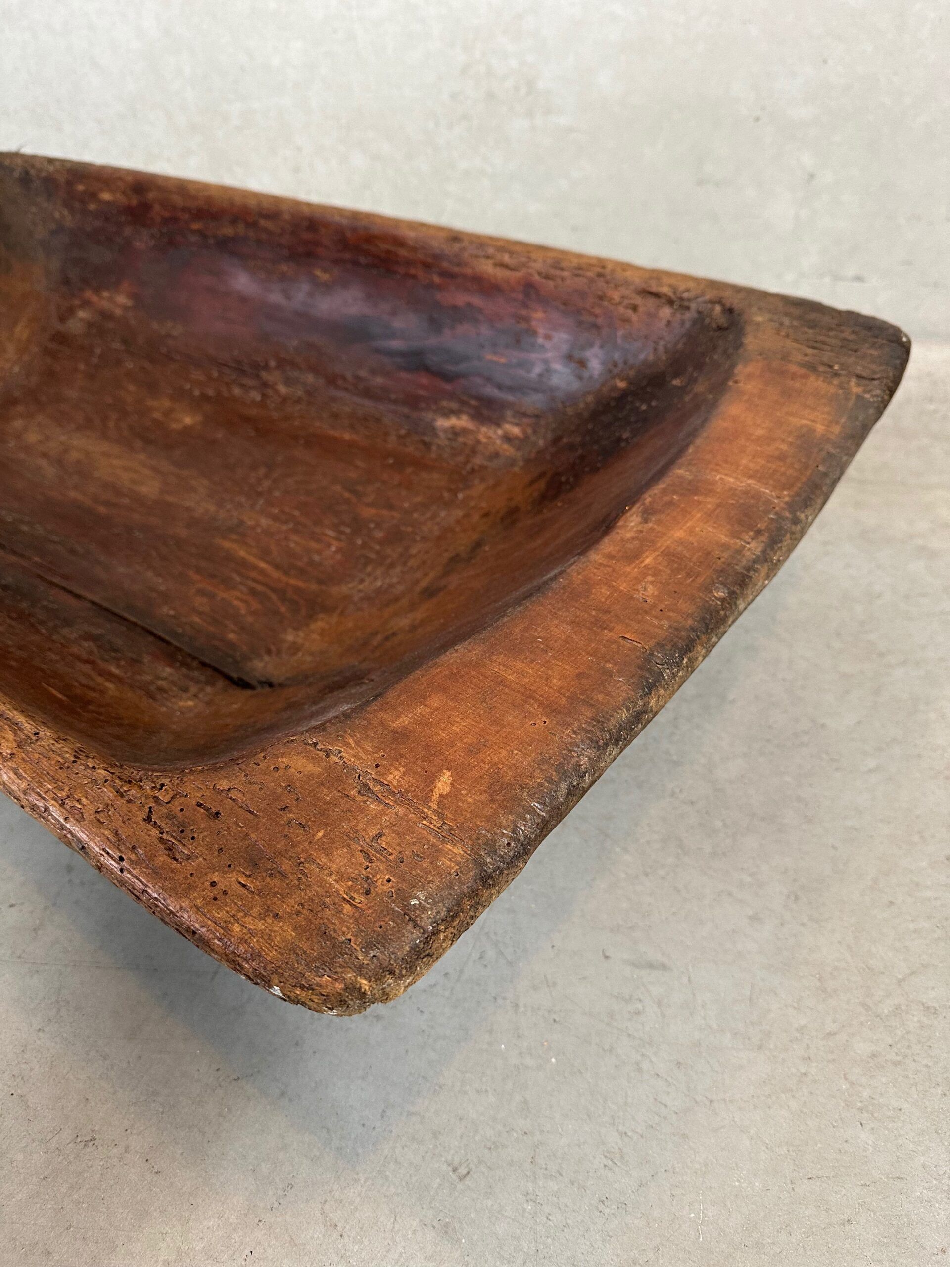 XXL 19th century antique wooden trough