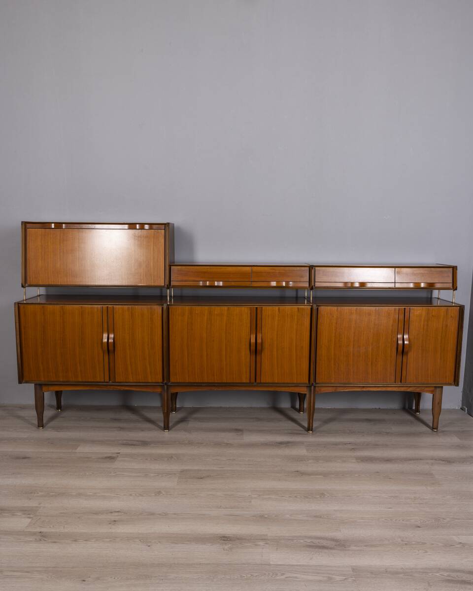 Vintage 1970s teak sideboard, designed by Barovero