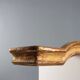 Golden wooden cornice with rocaille carving