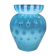 Vintage turquoise glass vase
