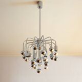 Sputnik space age chandelier 9 lights 1970s