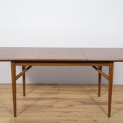 Table à manger en teck extensible du milieu du siècle Everest, années 1960
