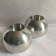 2 vintage aluminum spherical candle holders model Nässjö