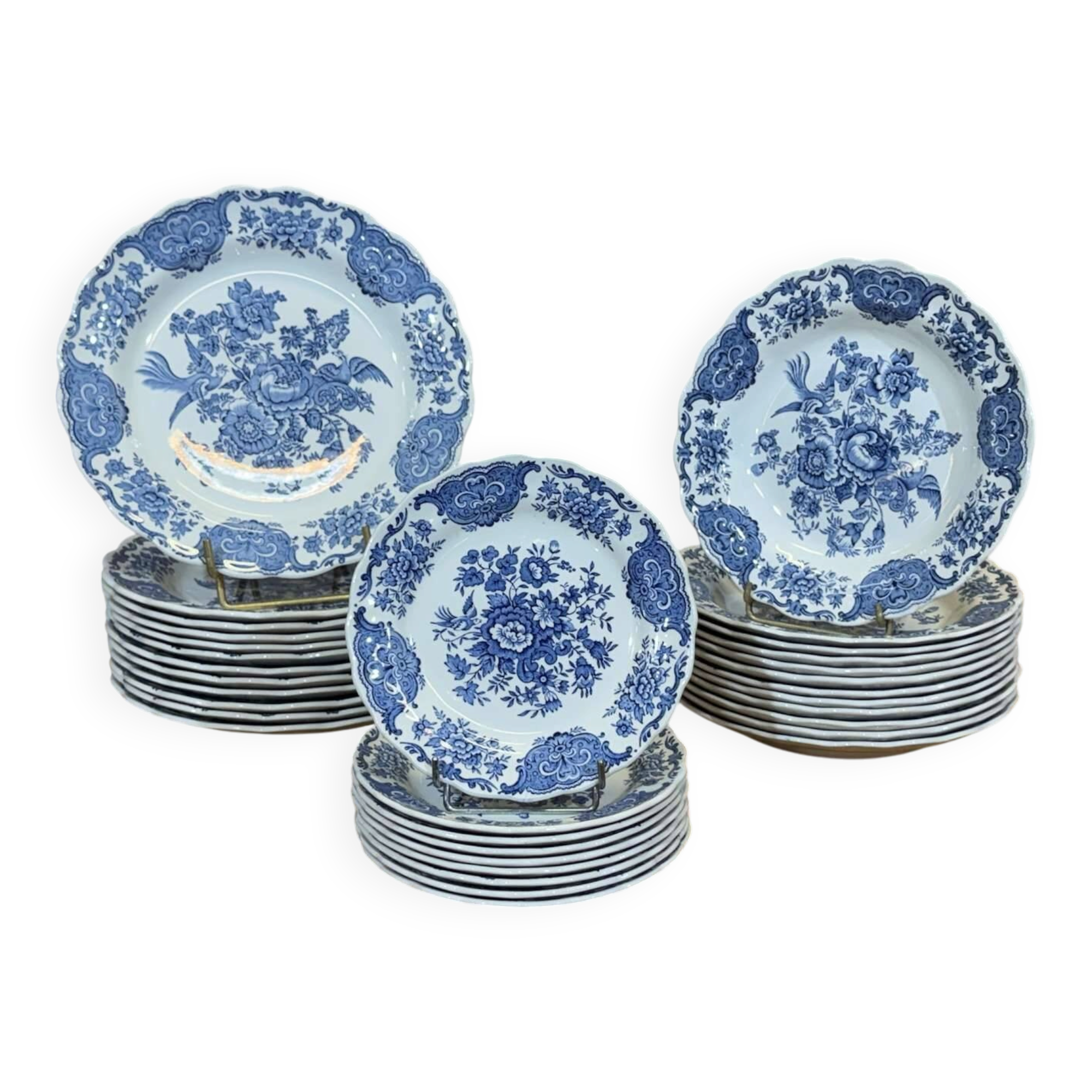 English porcelain service Ridway Staffordshire from the 1980s.