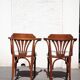 paire de chaises Bistro bois courbé