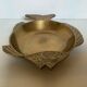 Empty brass fish bag