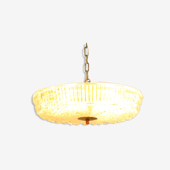 Carl Fagerlund for Orrefors Crystal Pendant